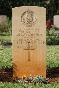 BEIRUT WAR CEMETERY - OWALO ANGOLO, 